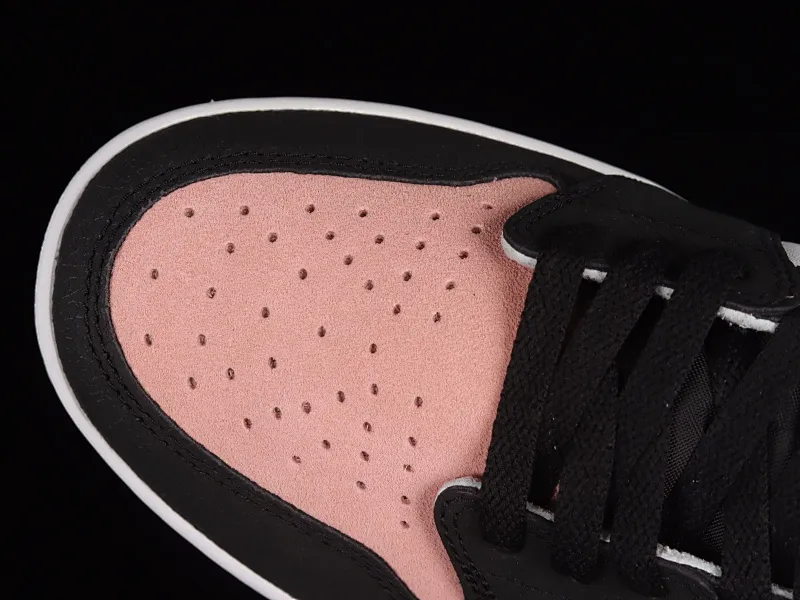 All categories Air Jordan Jordan series basketball shoes Air Jordan 1 Low pure original version Air Jordan 1 Low OG "Bleached Coral" AJ1 Joe 1 black pink toe full head layer low-top basketball shoes CZ0790-061